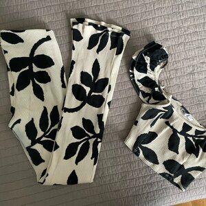 Zara black and white set